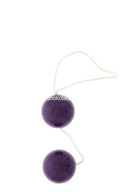 Вагінальні кульки DUO BALLS. PURPLE, Фіолетовий - картинка 1