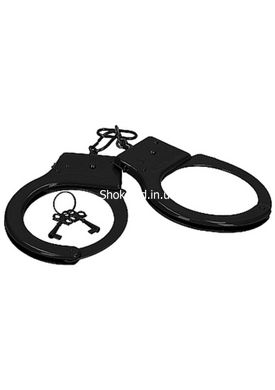 Наручники металлические Metal Handcuffs - Black - картинка 3