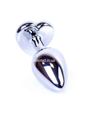 Анальная пробка с камнем Plug-Jewellery Silver Heart PLUG- Rose - картинка 8