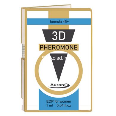 Пробник парфуми з феромонами жіночі 3D Pheromone 45 Plus 1 мл - картинка 1