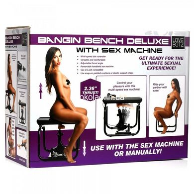 Секс-машина стілець Deluxe Bangin' Bench with Sex Machine мультишвидкісна - картинка 10