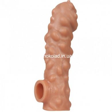 Насадка на пенис с отверстием для мошонки Kokos 16,5 см. CS 003-L - картинка 1
