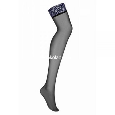 Панчохи Obsessive Drimera stockings blue S / M - картинка 5