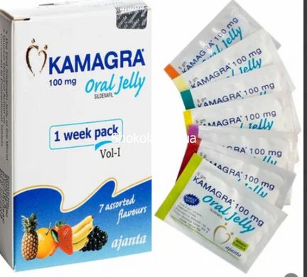 Возбудитель желе Kamagra Oral Jelly ( цена за 7 пакетиков в упаковке) - картинка 2