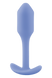 Анальная пробка со смещенным центром тяжести, S, B-vibe Snug Plug 1 фиолетовая, 8.6 х 2.2 см - изображение 3