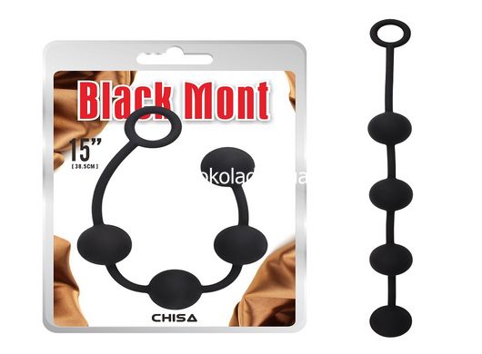 CH88342 Анальные бусы Chisa Black Mont ”P” Storm Beads M - картинка 2