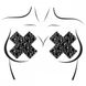Пэстисы на соски One Size X-Factor Rhinestone Nipple Covers Leg Avenue, со стразами - изображение 2