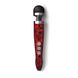 Массажер-микрофон Doxy Die Cast 3R Wand Vibrator Rose Pattern, с розами, красный USB - изображение 1