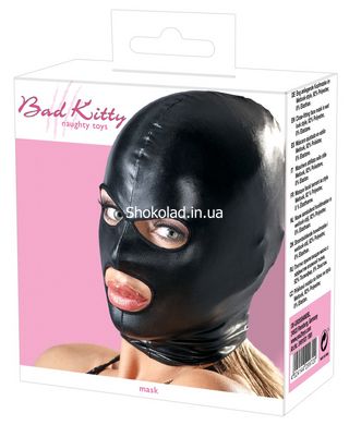 Маска чорна Bad Kitty Naughty Toys Mask - картинка 7