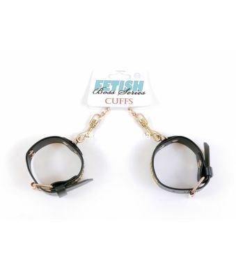 Наручники Fetish Boss Series Handcuffs with cristals 3 cm Gold - картинка 5