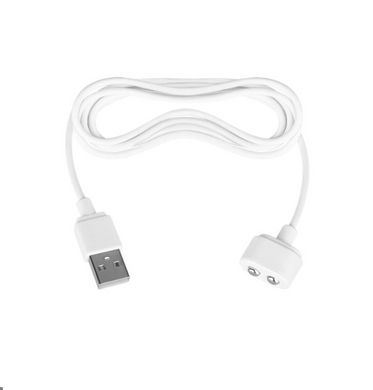 T360908 Зарядка Satisfyer USB Charging Cable white boxed, Білий - картинка 2