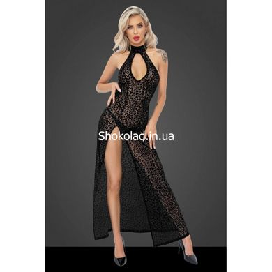 Сексуальна довга леопардова сукня Noir Handmade F288 Noir Dress long - black - S - картинка 1