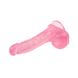 Фалоімітатор Chisa HI-RUBBER 7.5, Pink, Рожевий - зображення 4