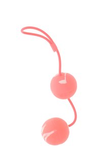 Вагінальні кульки Marbelized DUO BALLS, PINK - картинка 1