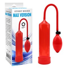 Помпа Max Version Penis Pump, Red, Червоний