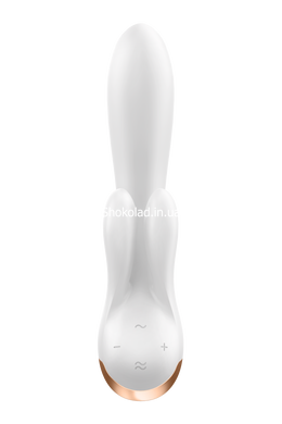 Подвійний смарт-вібратор SATISFYER DOUBLE FLEX WHITE - картинка 5