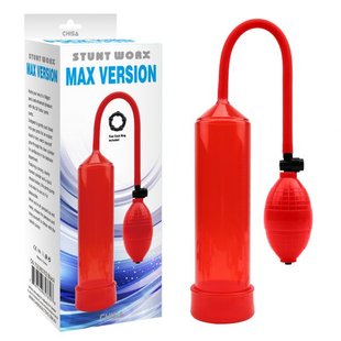 Помпа Max Version Penis Pump, Red - картинка 1