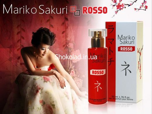 Духи з феромонами жіночі Aurora Mariko SAKURI ROSSO, 50 мл - картинка 2
