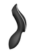 Подвійний вібратор із вакуумною стимуляцією SATISFYER CURVY TRINITY 2 BLACK - зображення 2