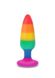 Анальная пробка TOY JOY Hunk Plug, L, разноцветная, 13 х 3.9 см - изображение 1