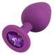 Анальна пробка з каменем You2Toys Colorful Joy Jewel Purple Plug Medium - зображення 5