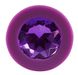 Анальная пробка с камнем You2Toys Colorful Joy Jewel Purple Plug Medium - изображение 3