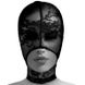 Кружевная маска на голову Master Series с открытым ртом, черная - изображение 2
