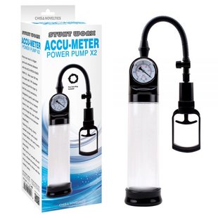 Вакуумна помпа з манометром Chisa Accu-Meter Power Pump X2 - картинка 1