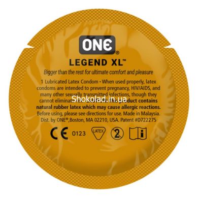 Презервативы One Legend XL Разные картинки, 5 штук - картинка 1