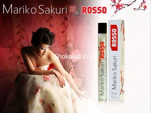 Духи з феромонами жіночі Aurora Mariko SAKURI ROSSO (roll-on), 15 мл - картинка 2
