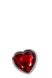 Анальний корок з каменем A&E RED HEART GEM ANAL PLUG SMALL - зображення 4