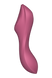 Подвійний вібратор із вакуумною стимуляцією SATISFYER CURVY TRINITY 3 RED - зображення 5