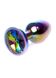 Анальна пробка с камнем Boss Series , Plug-Jewellery Multicolour PLUG- Clear - изображение 2