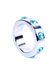Ерекційне кільце Boss Series Metal Cock Ring with Light Blue Diamonds Medium - зображення 4