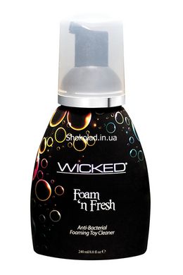 Очиститель WICKED ANTI-BACTERIA FOAMING TOYCLEANER, 240 мл - картинка 1