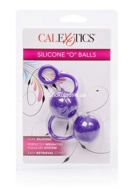 Вагінальні кульки силіконові Posh Silicone O Balls фіолетові California Exotic - картинка 3