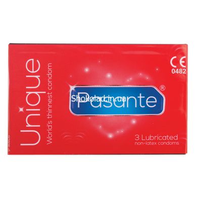 Презервативы Pasante Unique Latexfree 3 шт - картинка 2