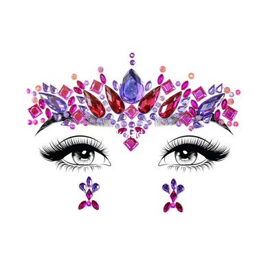 Наклейка для обличчя Leg Avenue Elektra face jewels sticker - картинка 1