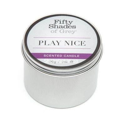 Ароматическая свеча Fifty Shades of Gray Play Nice Vanilla Candle с ароматом ванили, 90 г - картинка 2