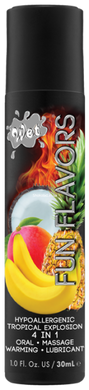 Разогревающий лубрикант Wet Fun Flavors Tropical Fruit Explosion (мультифрукт) 30 мл - картинка 1