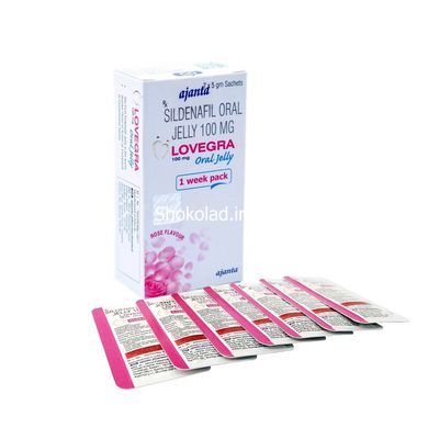 Возбуждающее Желе для женщин LOVEGRA Oral Jelly (цена за упаковку,7 пакетиков) - картинка 3