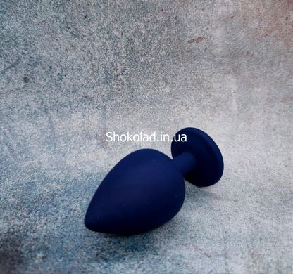 Анальна пробка з фіолетовим каменем Loveshop 9.4 см* 4.3 см - картинка 3