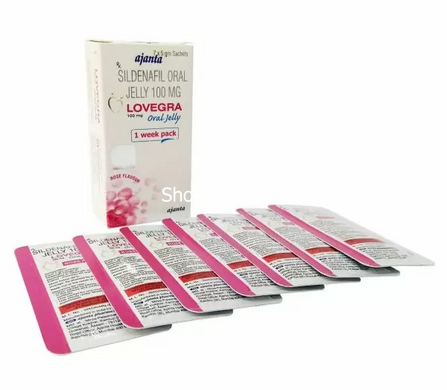 Збудливе Желе для жінок LOVEGRA Oral Jelly (ціна за упаковку, 7 пакетиків) - картинка 3