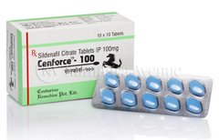 Возбуждающие таблетки для мужчин CENFORCE 100 мг Силденафіл (цена за пластину 10 таблеток) - картинка 1