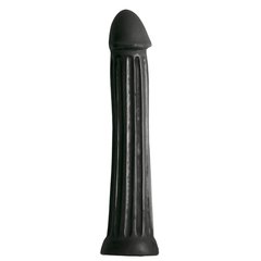 Великий фалоімітатор All Black XXL Dildo чорний, 31.5 см - картинка 1