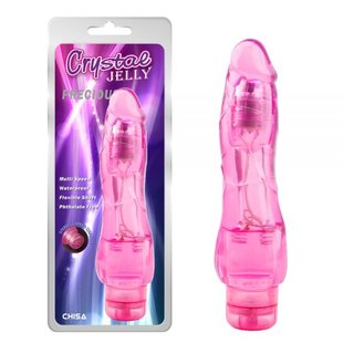 Вібромасажер Crystal Jelly Precious, Pink - картинка 1