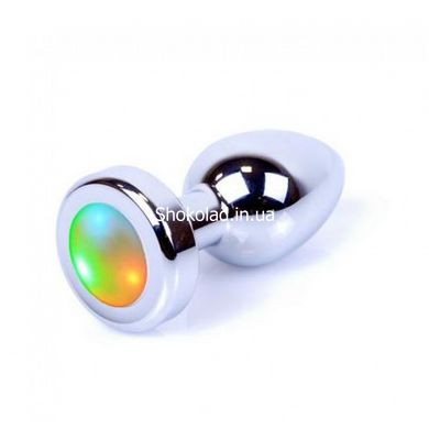Анальная пробка со светодиодом Plug-Jewellery PLUG - Disco Flashlight размер S - картинка 1