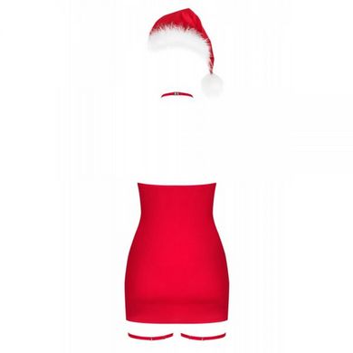 Комплект Obsessive Kissmas chemise Red® S / M, Червоний, S/M - картинка 2