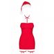 Комплект Obsessive Kissmas chemise Red® S/M - изображение 3