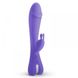 Вибратор-кролик Trix Good Vibes Only, силиконовый, фиолетовый, 22.5х4 см - изображение 1